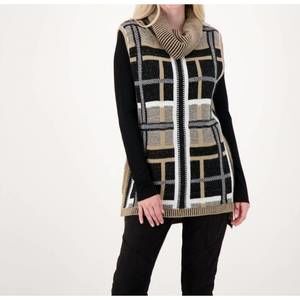 NEW GABBY ISABELLA ida sleeveless sweater in mushroom